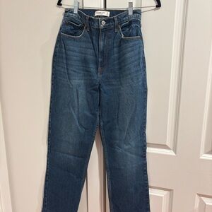 Abercrombie & Fitch High Rise Blue Jeans